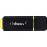 Intenso High Speed Line USB-nøgle 64 GB USB Type-A 3.2 Gen 1 (3.1 Gen 1) Sort, Gul, USB-stik Sort/Gul, 64 GB, USB Type-A, 3.2 Gen 1 (3.1 Gen 1), 250 MB/s, Hætte, Sort, Gul