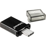 Intenso Mini Mobile Line USB-nøgle 8 GB USB Type-A / Micro-USB 2.0 Anthracit, USB-stik 8 GB, USB Type-A / Micro-USB, 2.0, 20 MB/s, Hætte, Anthracit