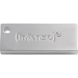 Intenso Premium Line USB-nøgle 128 GB USB Type-A 3.2 Gen 1 (3.1 Gen 1) Rustfrit stål, USB-stik Sølv, 128 GB, USB Type-A, 3.2 Gen 1 (3.1 Gen 1), 100 MB/s, Uden hætte, Rustfrit stål