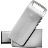 Intenso cMobile Line USB-nøgle 32 GB USB Type-A / USB Type-C 3.2 Gen 1 (3.1 Gen 1) Sølv, USB-stik Sølv, 32 GB, USB Type-A / USB Type-C, 3.2 Gen 1 (3.1 Gen 1), 70 MB/s, Svirvel, Sølv