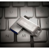 Intenso cMobile Line USB-nøgle 32 GB USB Type-A / USB Type-C 3.2 Gen 1 (3.1 Gen 1) Sølv, USB-stik Sølv, 32 GB, USB Type-A / USB Type-C, 3.2 Gen 1 (3.1 Gen 1), 70 MB/s, Svirvel, Sølv