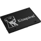 Kingston 1024G SSD KC600 SATA3 2,5", Solid state-drev Sort, 5", 1 TB, 2.5", 550 MB/s, 6 Gbit/sek.