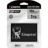 Kingston 1024G SSD KC600 SATA3 2,5", Solid state-drev Sort, 5", 1 TB, 2.5", 550 MB/s, 6 Gbit/sek.