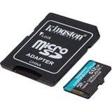 Kingston Canvas Go! Plus 512 GB MicroSD UHS-I Klasse 10, Hukommelseskort Sort, 512 GB, MicroSD, Klasse 10, UHS-I, 170 MB/s, 90 MB/s