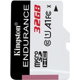 Kingston High Endurance 32 GB MicroSD UHS-I Klasse 10, Hukommelseskort 32 GB, MicroSD, Klasse 10, UHS-I, 95 MB/s, 30 MB/s