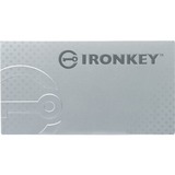 Kingston IronKey 128 GB Basic S1000 krypteret USB 3.0 FIPS 140-2, niveau 3, USB-stik niveau 3, 128 GB, USB Type-A, 3.2 Gen 1 (3.1 Gen 1), 230 MB/s, Hætte, Sølv