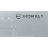 Kingston IronKey 64 GB Basic S1000 krypteret USB 3.0 FIPS 140-2, niveau 3, USB-stik niveau 3, 64 GB, USB Type-A, 3.2 Gen 1 (3.1 Gen 1), 230 MB/s, Hætte, Sølv