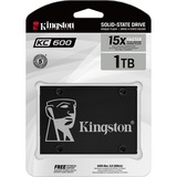 Kingston KC600 2.5" 1024 GB Serial ATA III 3D TLC, Solid state-drev Sort, 1024 GB, 2.5", 550 MB/s, 6 Gbit/sek.