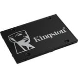 Kingston KC600 2.5" 2048 GB Serial ATA III 3D TLC, Solid state-drev Sort, 2048 GB, 2.5", 550 MB/s, 6 Gbit/sek.