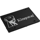 Kingston KC600 2.5" 512 GB Serial ATA III 3D TLC, Solid state-drev Sort, 512 GB, 2.5", 550 MB/s, 6 Gbit/sek.