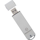 Kingston S1000 USB-nøgle 64 GB USB Type-A 3.2 Gen 1 (3.1 Gen 1) Sølv, USB-stik 64 GB, USB Type-A, 3.2 Gen 1 (3.1 Gen 1), 400 MB/s, Hætte, Sølv