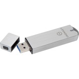 Kingston S1000 USB-nøgle 8 GB USB Type-A 3.2 Gen 1 (3.1 Gen 1) Sølv, USB-stik 8 GB, USB Type-A, 3.2 Gen 1 (3.1 Gen 1), 400 MB/s, Hætte, Sølv