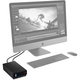 LaCie 1big Dock Pro 4000 GB Sort, Solid state-drev Sort, 4000 GB, USB Type-A, 3.2 Gen 1 (3.1 Gen 1), 2800 MB/s, Sort