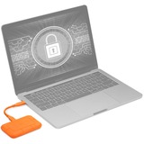 LaCie Rugged 1000 GB Orange, Solid state-drev Orange, 1000 GB, USB Type-C, 3.2 Gen 2 (3.1 Gen 2), Orange