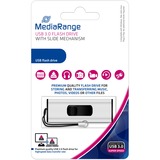 MediaRange MR915 USB-nøgle 16 GB USB Type-A / Micro-USB 3.2 Gen 1 (3.1 Gen 1) Sort, Sølv, USB-stik Sølv/Sort, 16 GB, USB Type-A / Micro-USB, 3.2 Gen 1 (3.1 Gen 1), 50 MB/s, Glide, Sort, Sølv