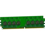 Mushkin 4GB DDR2 PC2-6400 Kit hukommelsesmodul 2 x 2 GB 800 Mhz 4 GB, 2 x 2 GB, DDR2, 800 Mhz, 240-pin DIMM, Lite detail