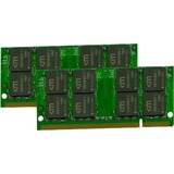 Mushkin 4GB PC2-6400 Kit hukommelsesmodul 2 x 2 GB DDR2 800 Mhz 4 GB, 2 x 2 GB, DDR2, 800 Mhz, 200-pin SO-DIMM