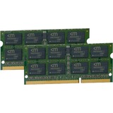 Mushkin 4GB PC3-10666 hukommelsesmodul 2 x 2 GB DDR3 1333 Mhz 4 GB, 2 x 2 GB, DDR3, 1333 Mhz, 204-pin SO-DIMM