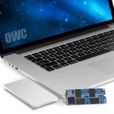 OWC Aura Pro 6G 1000 GB Sølv, Solid state-drev 1000 GB, M.2, Micro-USB B, 3.2 Gen 1 (3.1 Gen 1), 530 MB/s, Sølv
