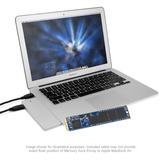 OWC Aura Pro 6G 500 GB Sølv, Solid state-drev 500 GB, Micro-USB B, 3.2 Gen 1 (3.1 Gen 1), 530 MB/s, Sølv