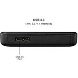 OWC Express Sort 2.5" USB-drevet, Drev kabinet Sort, 2.5", SATA, Serial ATA II, Serial ATA III, 5 Gbit/sek., Sort