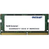 Patriot 8GB DDR4 2400MHz hukommelsesmodul 1 x 8 GB 8 GB, 1 x 8 GB, DDR4, 2400 Mhz, 260-pin SO-DIMM, Grøn