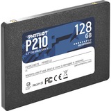 Patriot P210 2.5" 128 GB Serial ATA III, Solid state-drev Sort, 128 GB, 2.5", 450 MB/s