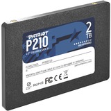 Patriot P210 2.5" 2000 GB Serial ATA III, Solid state-drev Sort, 2000 GB, 2.5", 500 MB/s