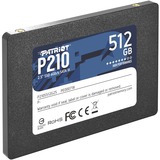 Patriot P210 2.5" 512 GB Serial ATA III, Solid state-drev Sort, 512 GB, 2.5", 500 MB/s