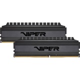 Patriot Viper 4 PVB416G300C6K hukommelsesmodul 16 GB 2 x 8 GB DDR4 3000 Mhz Sort, 16 GB, 2 x 8 GB, DDR4, 3000 Mhz, 288-pin DIMM