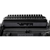 Patriot Viper 4 PVB416G300C6K hukommelsesmodul 16 GB 2 x 8 GB DDR4 3000 Mhz Sort, 16 GB, 2 x 8 GB, DDR4, 3000 Mhz, 288-pin DIMM