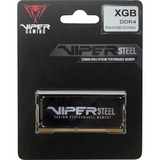 Patriot Viper Steel PVS432G240C5S hukommelsesmodul 32 GB 1 x 32 GB DDR4 2400 Mhz grå, 32 GB, 1 x 32 GB, DDR4, 2400 Mhz, 260-pin SO-DIMM