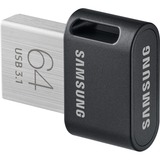 SAMSUNG MUF-64AB USB-nøgle 64 GB USB Type-A 3.2 Gen 1 (3.1 Gen 1) Grå, Sølv, USB-stik Sort, 64 GB, USB Type-A, 3.2 Gen 1 (3.1 Gen 1), 300 MB/s, Uden hætte, Grå, Sølv