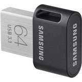 SAMSUNG MUF-64AB USB-nøgle 64 GB USB Type-A 3.2 Gen 1 (3.1 Gen 1) Grå, Sølv, USB-stik Sort, 64 GB, USB Type-A, 3.2 Gen 1 (3.1 Gen 1), 300 MB/s, Uden hætte, Grå, Sølv