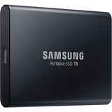 SAMSUNG T5 2000 GB Sort, Solid state-drev Sort, 2000 GB, USB Type-C, 3.2 Gen 2 (3.1 Gen 2), 0,54 Gbit/sek., Beskyttelse af adgangskode, Sort