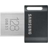 Samsung MUF-128AB USB-nøgle 128 GB USB Type-A 3.2 Gen 1 (3.1 Gen 1) Grå, Sølv, USB-stik Sort, 128 GB, USB Type-A, 3.2 Gen 1 (3.1 Gen 1), 300 MB/s, Uden hætte, Grå, Sølv