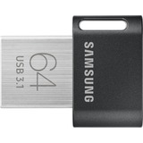 Samsung MUF-64AB USB-nøgle 64 GB USB Type-A 3.2 Gen 1 (3.1 Gen 1) Grå, Sølv, USB-stik Sort, 64 GB, USB Type-A, 3.2 Gen 1 (3.1 Gen 1), 300 MB/s, Uden hætte, Grå, Sølv