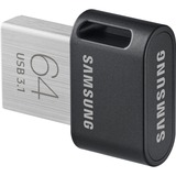 Samsung MUF-64AB USB-nøgle 64 GB USB Type-A 3.2 Gen 1 (3.1 Gen 1) Grå, Sølv, USB-stik Sort, 64 GB, USB Type-A, 3.2 Gen 1 (3.1 Gen 1), 300 MB/s, Uden hætte, Grå, Sølv