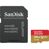 SanDisk 128GB Extreme microSDXC hukommelseskort Klasse 10 128 GB, MicroSDXC, Klasse 10, 100 MB/s, 90 MB/s, Class 3 (U3)