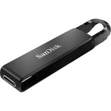 SanDisk SDCZ460-256G-G46 USB-nøgle 256 GB USB Type-C 3.2 Gen 1 (3.1 Gen 1) Sort, USB-stik Sort, 256 GB, USB Type-C, 3.2 Gen 1 (3.1 Gen 1), 150 MB/s, Glide, Sort