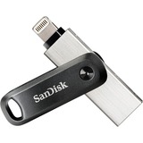 SanDisk SDIX60N-256G-GN6NE USB-nøgle 256 GB 3.2 Gen 1 (3.1 Gen 1) Grå, Sølv, USB-stik Sort/Sølv, 256 GB, 3.2 Gen 1 (3.1 Gen 1), Muffe, 7,2 g, Grå, Sølv