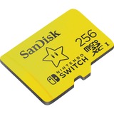 SanDisk SDSQXAO-256G-GNCZN hukommelseskort 256 GB MicroSDXC Gul, 256 GB, MicroSDXC, 100 MB/s, 90 MB/s, Class 3 (U3), V30