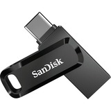 SanDisk Ultra Dual Drive Go USB-nøgle 64 GB USB Type-A / USB Type-C 3.2 Gen 1 (3.1 Gen 1) Sort, USB-stik Sort, 64 GB, USB Type-A / USB Type-C, 3.2 Gen 1 (3.1 Gen 1), 150 MB/s, Svirvel, Sort