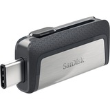 SanDisk Ultra Dual Drive USB Type-C USB-nøgle 32 GB USB Type-A / USB Type-C 3.2 Gen 1 (3.1 Gen 1) Sort, Sølv, USB-stik 32 GB, USB Type-A / USB Type-C, 3.2 Gen 1 (3.1 Gen 1), Glide, 9,1 g, Sort, Sølv