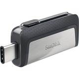 SanDisk Ultra Dual Drive USB Type-C USB-nøgle 64 GB USB Type-A / USB Type-C 3.2 Gen 1 (3.1 Gen 1) Sort, Sølv, USB-stik 64 GB, USB Type-A / USB Type-C, 3.2 Gen 1 (3.1 Gen 1), Glide, 9,1 g, Sort, Sølv