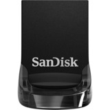 SanDisk Ultra Fit USB-nøgle 512 GB USB Type-A 3.2 Gen 1 (3.1 Gen 1) Sort, USB-stik Sort, 512 GB, USB Type-A, 3.2 Gen 1 (3.1 Gen 1), 130 MB/s, Uden hætte, Sort
