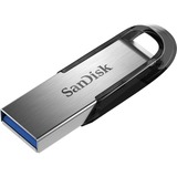 SanDisk Ultra Flair USB-nøgle 32 GB USB Type-A 3.0 Sort, Rustfrit stål, USB-stik 32 GB, USB Type-A, 3.0, 150 MB/s, Uden hætte, Sort, Rustfrit stål