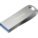 SanDisk Ultra Luxe USB-nøgle 128 GB USB Type-A 3.2 Gen 1 (3.1 Gen 1) Sølv, USB-stik Sølv, 128 GB, USB Type-A, 3.2 Gen 1 (3.1 Gen 1), 150 MB/s, Uden hætte, Sølv