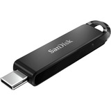 SanDisk Ultra USB-nøgle 128 GB USB Type-C 3.2 Gen 1 (3.1 Gen 1) Sort, USB-stik Sort, 128 GB, USB Type-C, 3.2 Gen 1 (3.1 Gen 1), 150 MB/s, Glide, Sort