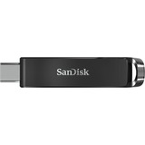 SanDisk Ultra USB-nøgle 128 GB USB Type-C 3.2 Gen 1 (3.1 Gen 1) Sort, USB-stik Sort, 128 GB, USB Type-C, 3.2 Gen 1 (3.1 Gen 1), 150 MB/s, Glide, Sort